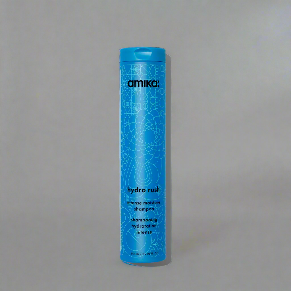 Amika Hydro Rush Intense Moisture Shampoo with Hyaluronic Acid