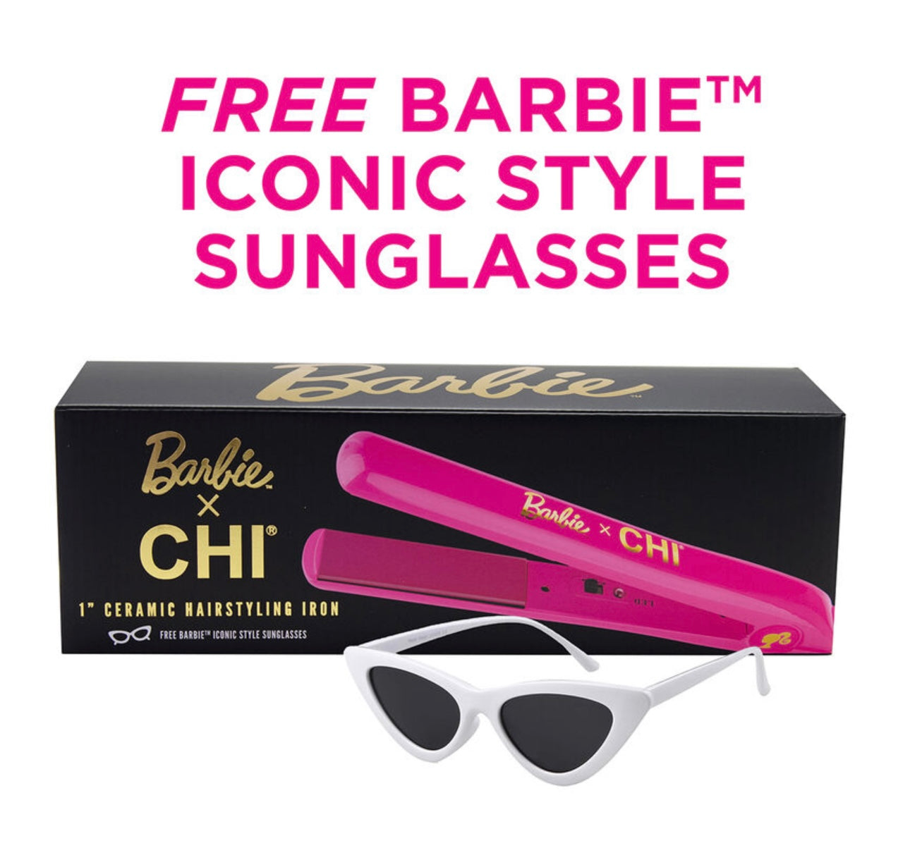 Barbie x Chi 1in Flat Iron