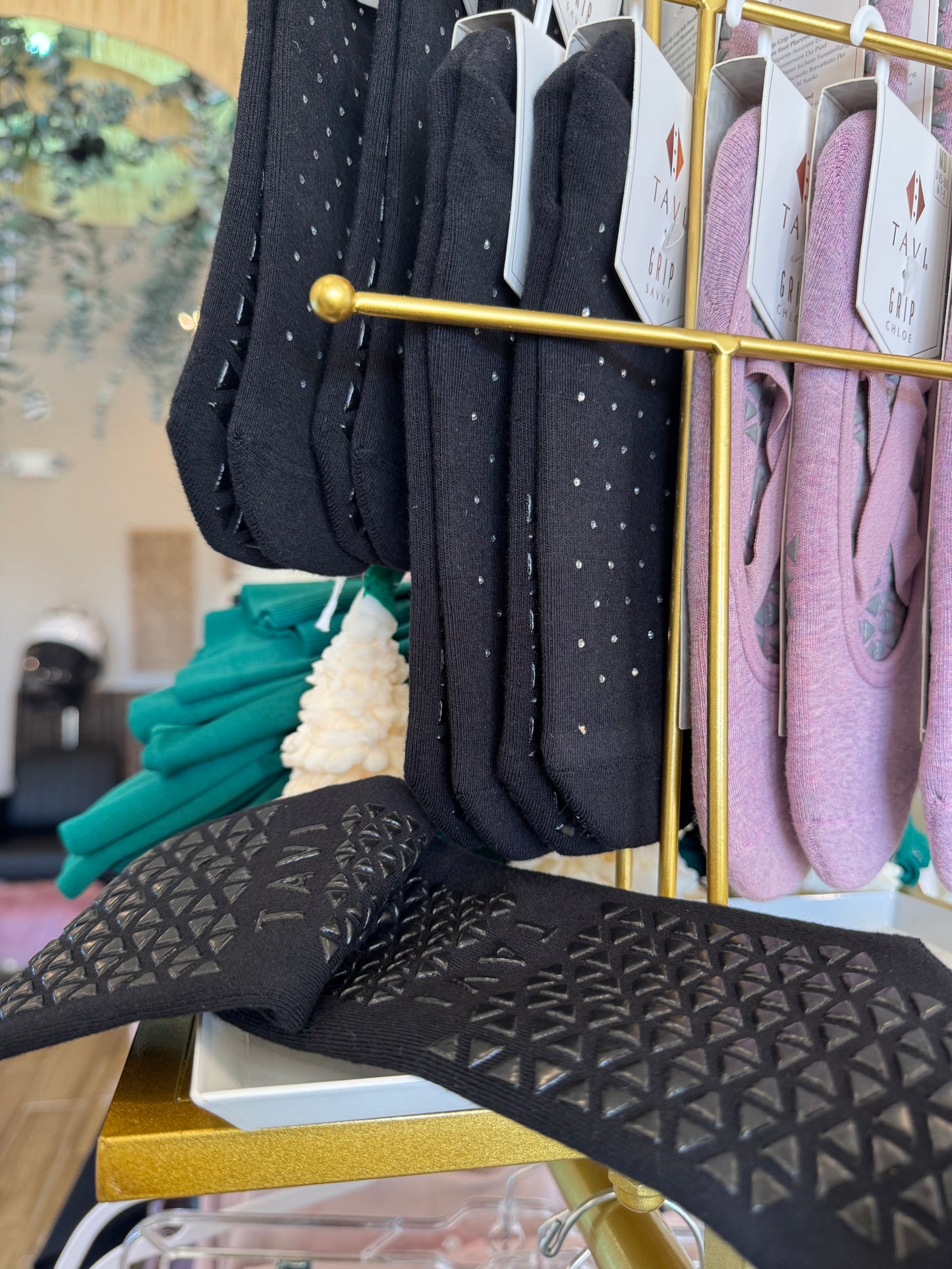 TAVI Savvy Diamond Grip Sock