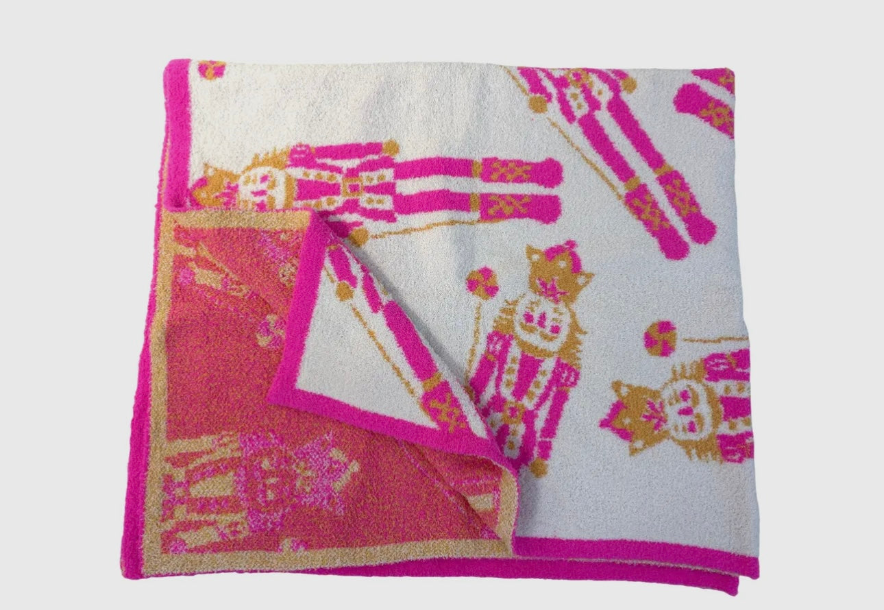 Reversible Pink Blanket Nutcracker