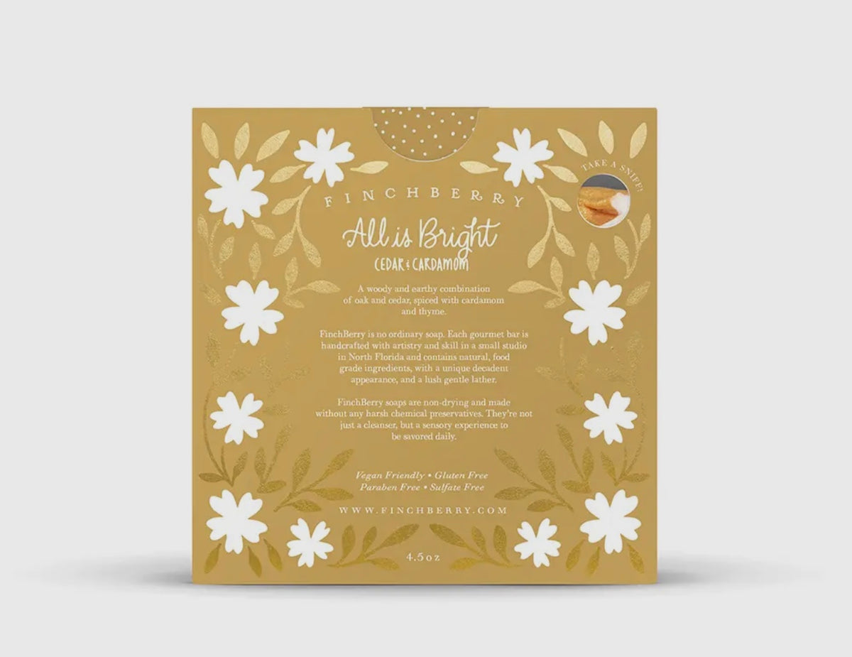 FinchBerry “All Is Bright” Boxed Soap