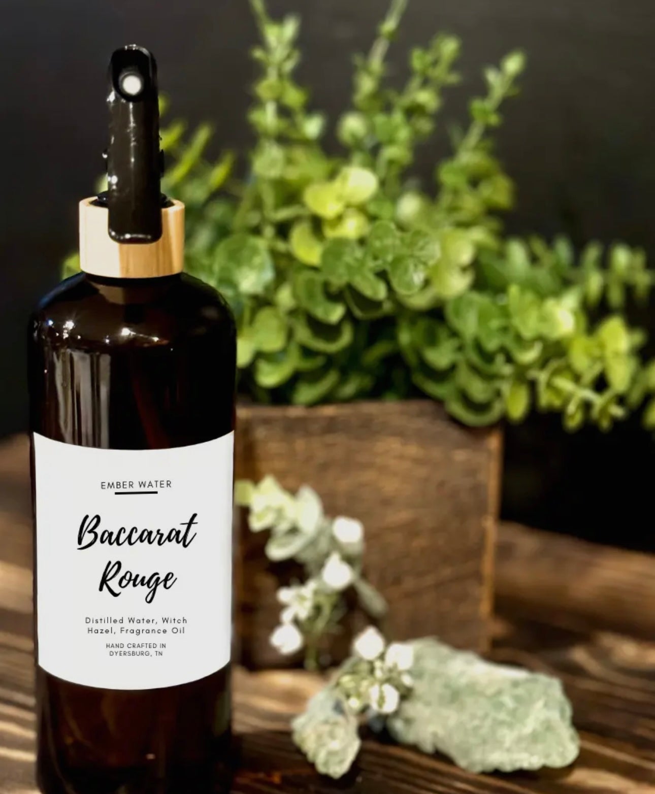 Ember Water 16oz Baccarat Rouge Room Spray