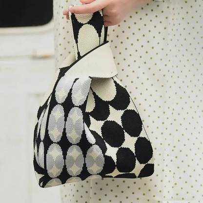 Knitted Wristlet Tote Bag
