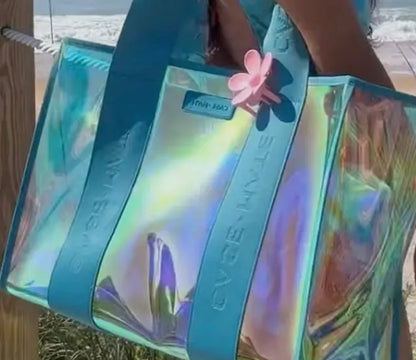 Casemate Emerald-Blue Bubble Tote Bag