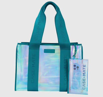 Casemate Emerald-Blue Bubble Tote Bag