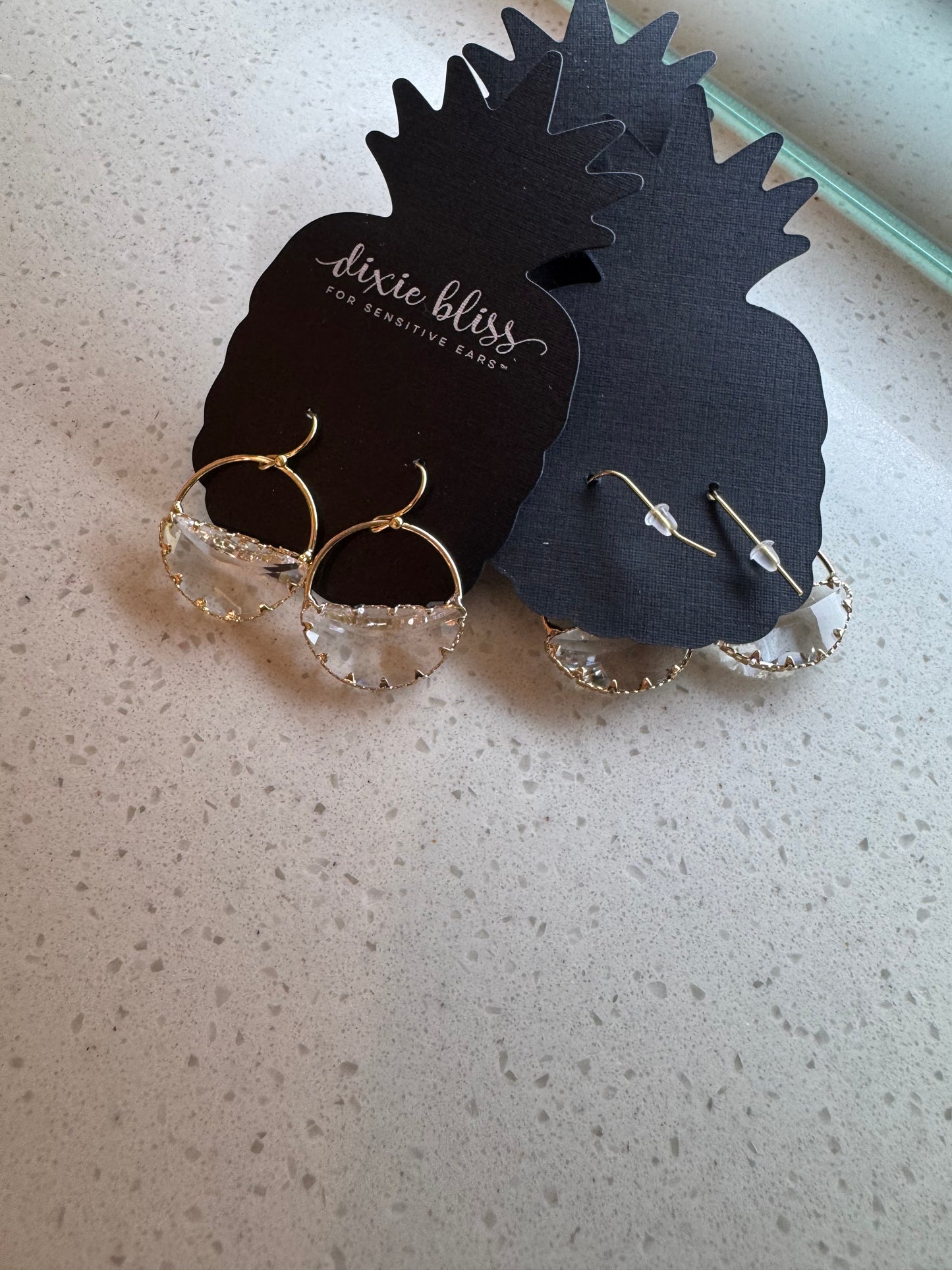 Bliss Faceted Glass Earrings