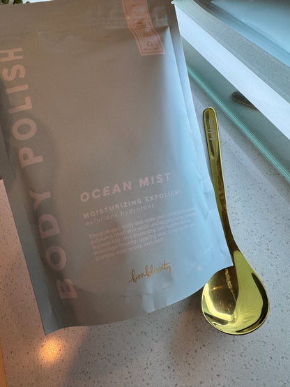 Bonblissity Ocean Mist Body Polish with Gold Spoon
