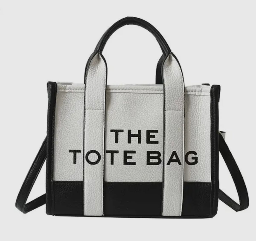 Tote Bag Two-Toned Crossbody