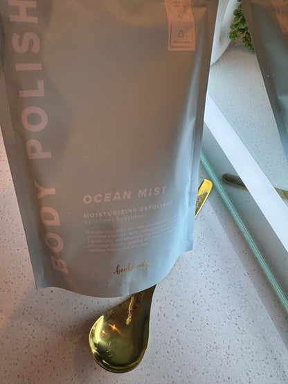 Bonblissity Ocean Mist Body Polish with Gold Spoon