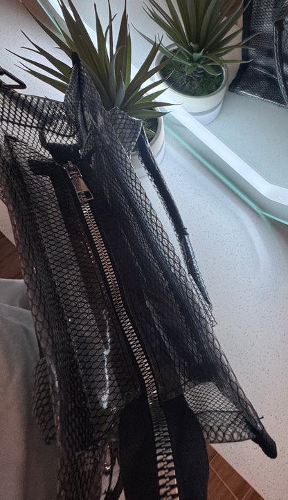 Clear Mesh Cosmetic/Set Bag