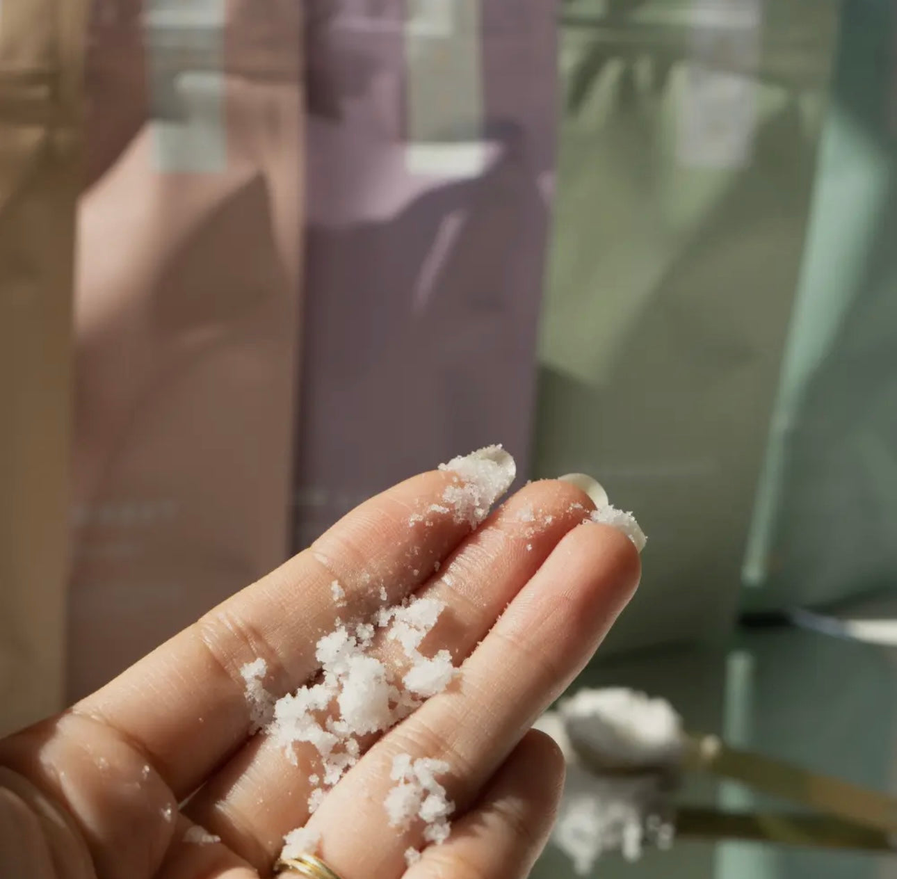 Bonblissity Ocean Mist Body Polish with Gold Spoon