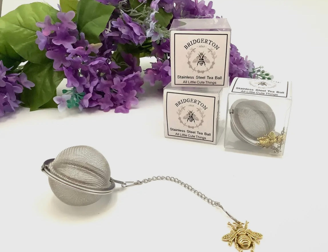 Royal Tea Infuser Ball & Bee Charm