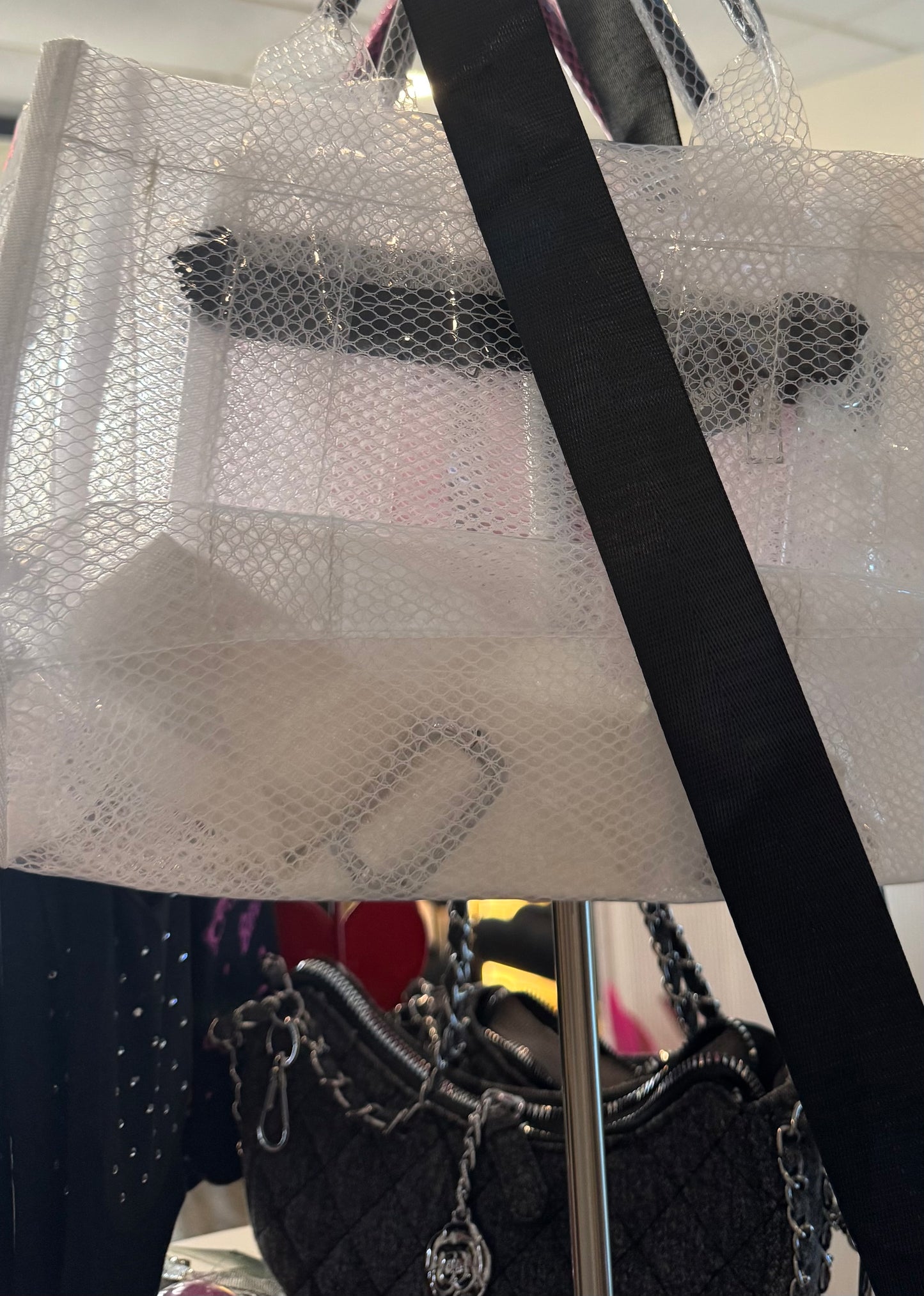 Clear Mesh Cosmetic/Set Bag