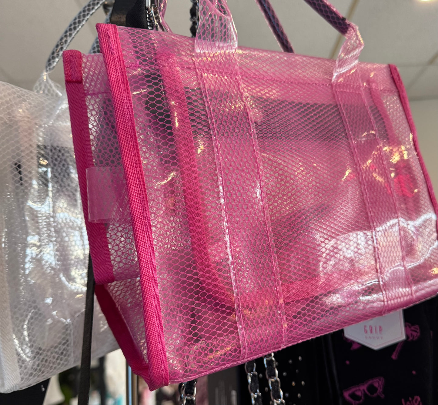 Clear Mesh Cosmetic/Set Bag