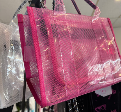 Clear Mesh Cosmetic/Set Bag