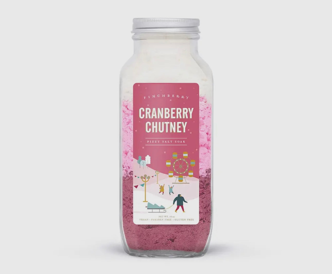 FinchBerry Cranberry Chutney Fizzy Salt Soak