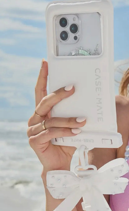 Casemate Ivory Pearl Bow Waterproof Phone Pouch