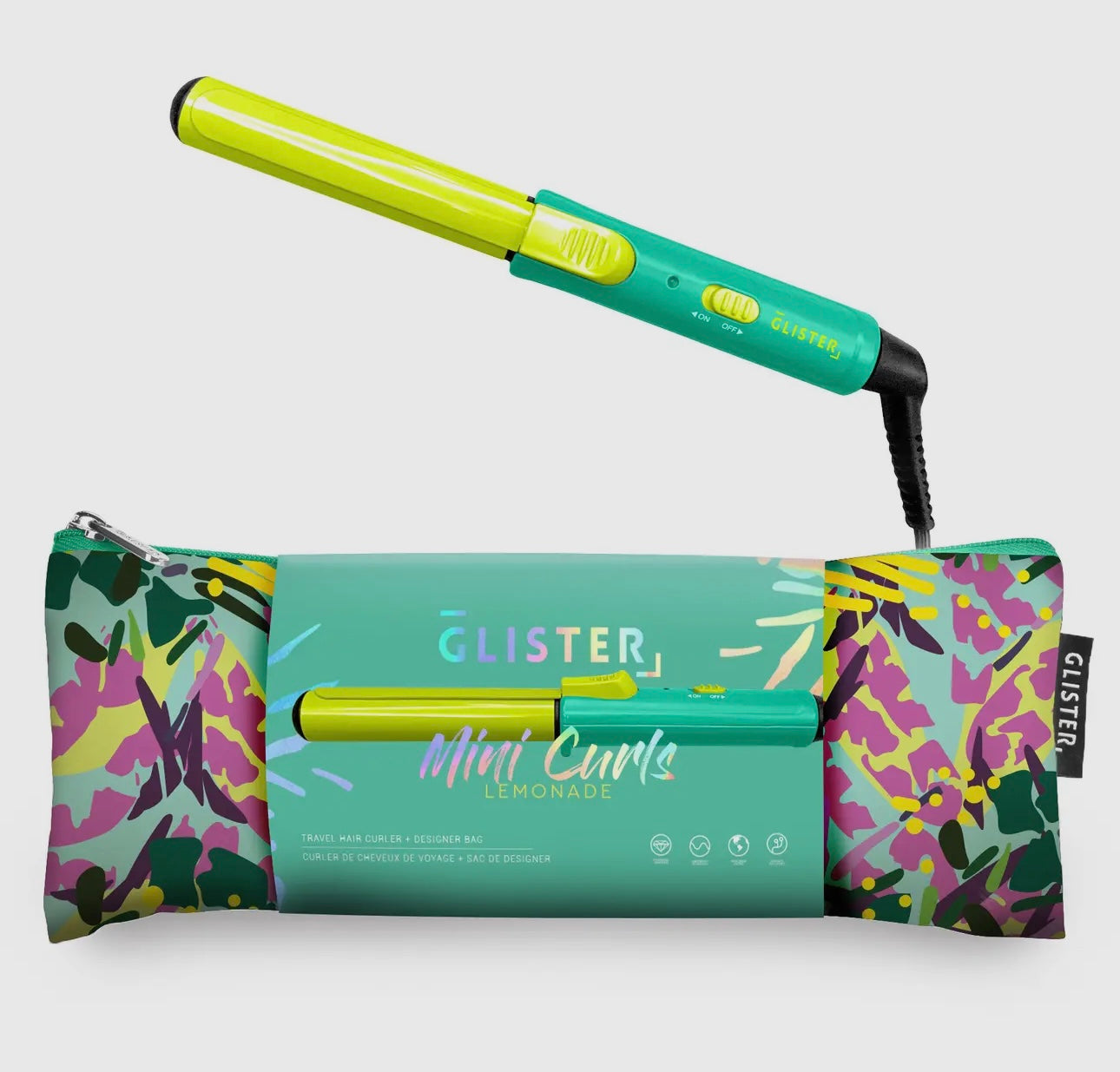Glister Mini Curler & Wand Travel Set