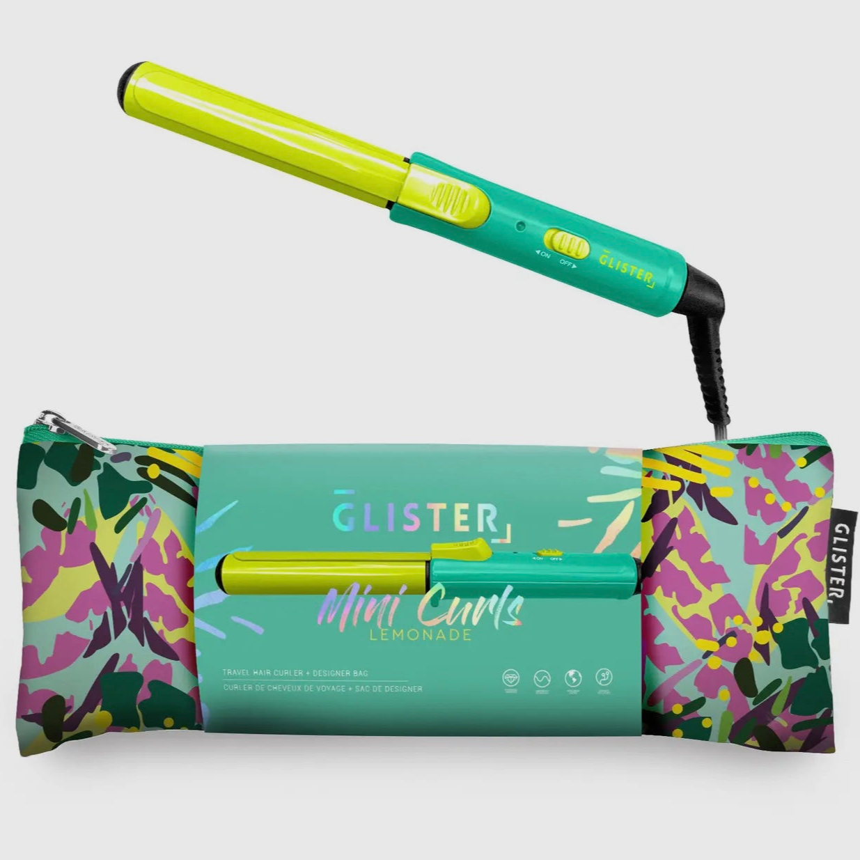 Glister Mini Curler & Wand Travel Set