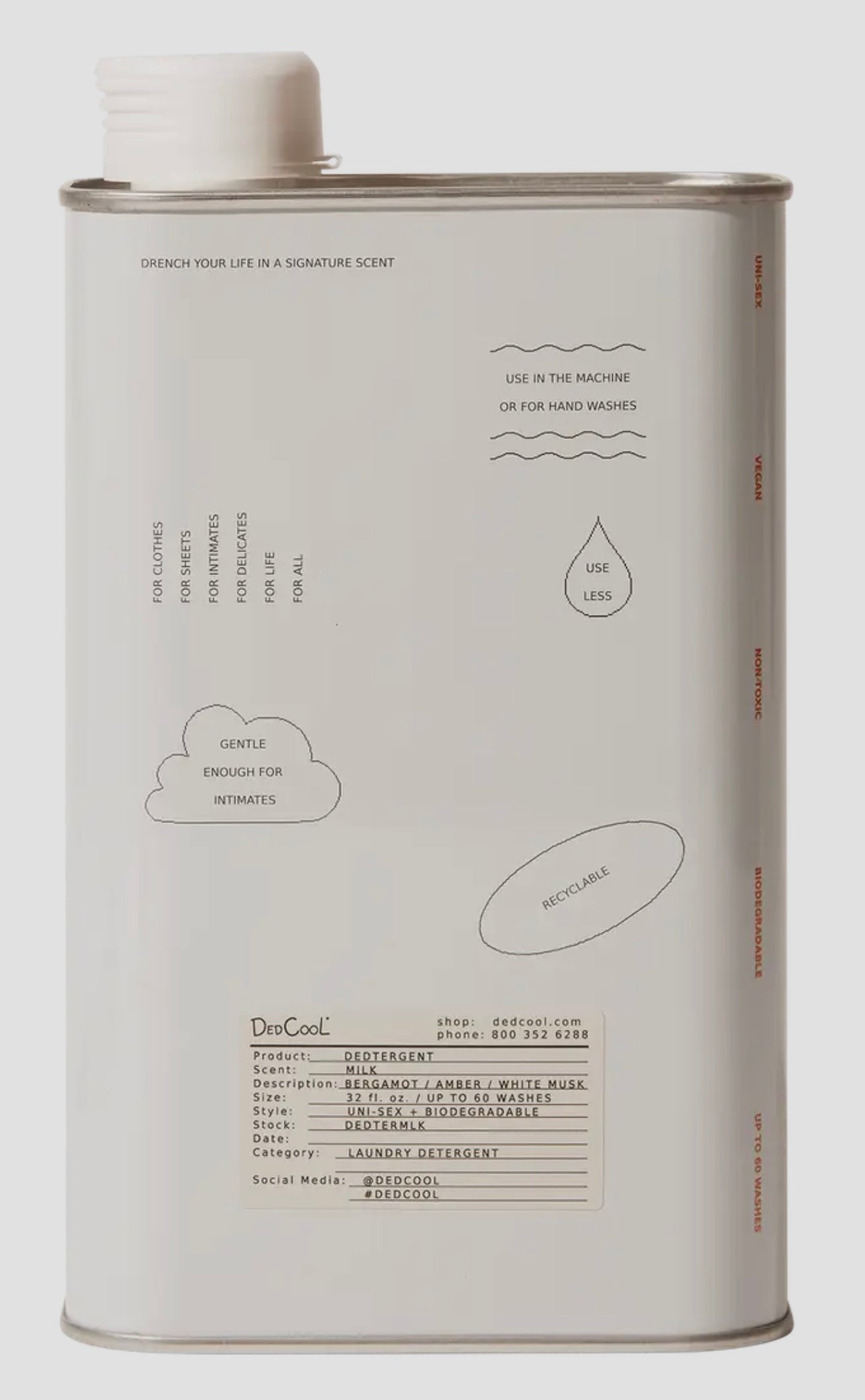 DedCool 32oz Detergent Milk