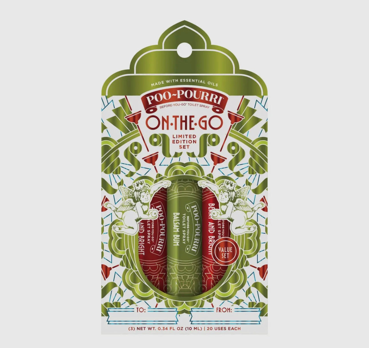 Holiday Trio On-the-Go Poo Pourri Set