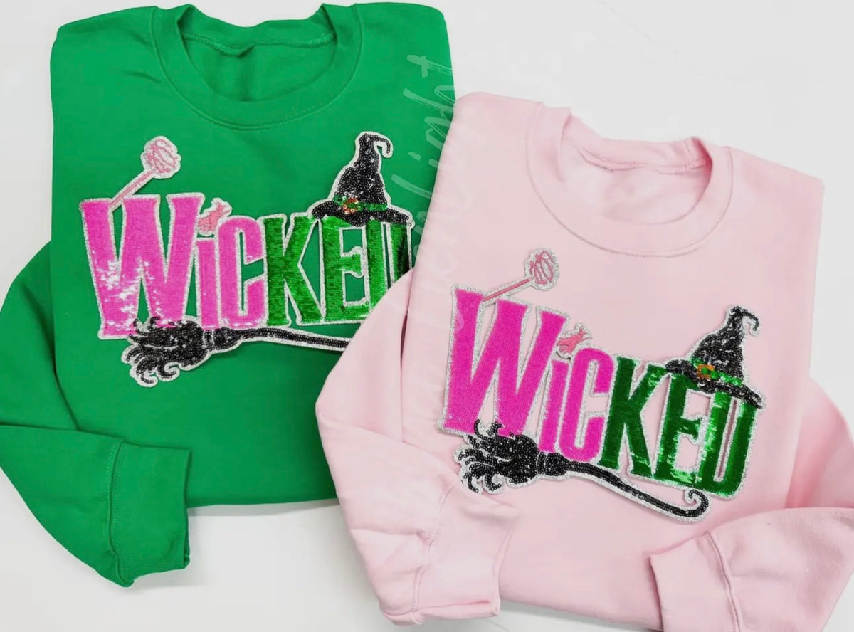 Pink & Green Inspired Sweatshirts