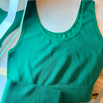 Green Yoga Short Set S/M