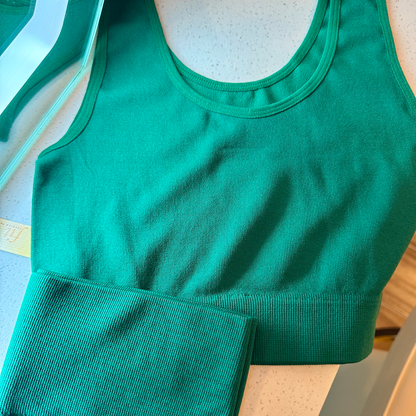 Green Yoga Short Set L/XL