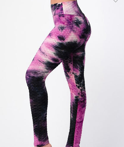 Butt Boost Tye-Dye Leggings